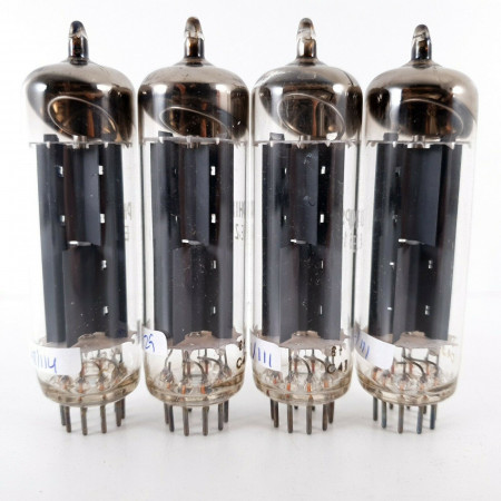 4 X EZ81 TUBE. PHILIPS BRAND. MADE IN AUSTRALIA. MATCHED QUAD. CD  ENA