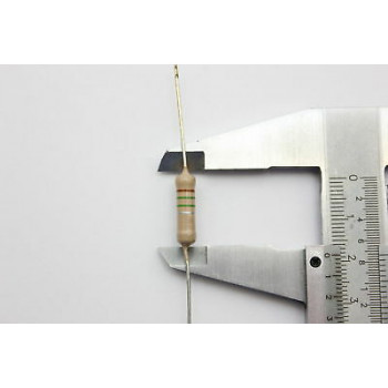 CARBON FILM FIXED RESISTOR. 3/4W 1M5 1.5M 10% *3 PC* NOS (New Old Stock)