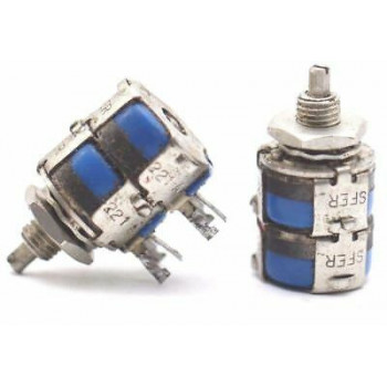 POTENTIOMETER SFER 220 + 220 OHM LOG W/O ON/OFF A NOS 1PC. CA304U2F290617