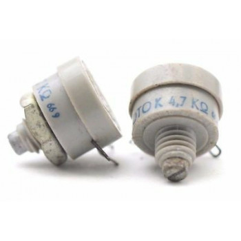 POTENTIOMETER ALTER 4,7K OHM LIN W/O ON/OFF NOS 1PC. CA304U8F290617