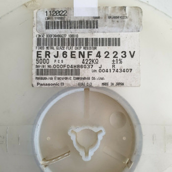 5 x 422K 1/8W 1% 100PPM SMD PANASONIC RESISTOR. CA389U100F250621