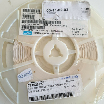 5 x 2.7pF 63V 5% SMD muRata CAPACITOR. CA389U1600F250621