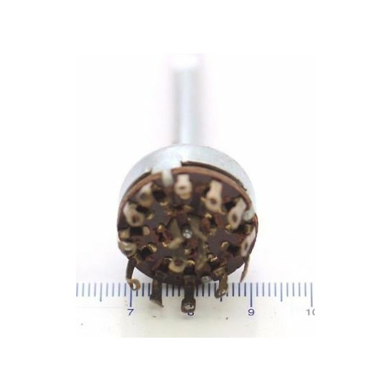 ROTARY CONMUTATOR 1 COOKIES 6 CIRCUITS 3 POSITIONS C NOS 1PC. CA298U1F250320