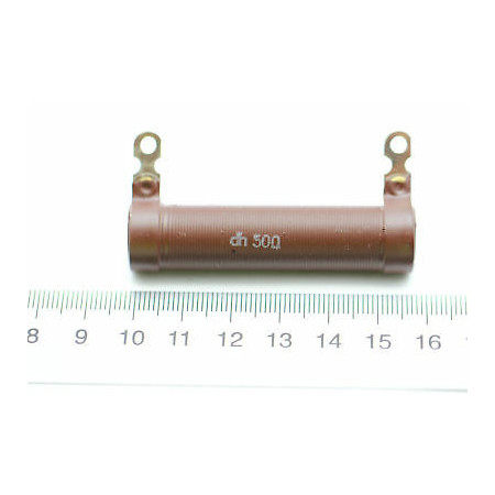 50 OHM 10W RESISTOR FASTON NOS (New Old Stock) *1PC* U19 F291015