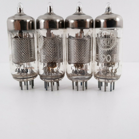 4 X E90F VALVO TUBE. 1960s PHILIPS PRODUCTION. 28. CH45