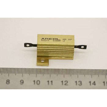 680 OHM 4W METAL COVER ARCOL H525 J NOS (New Old Stock) *1PC* U2 2