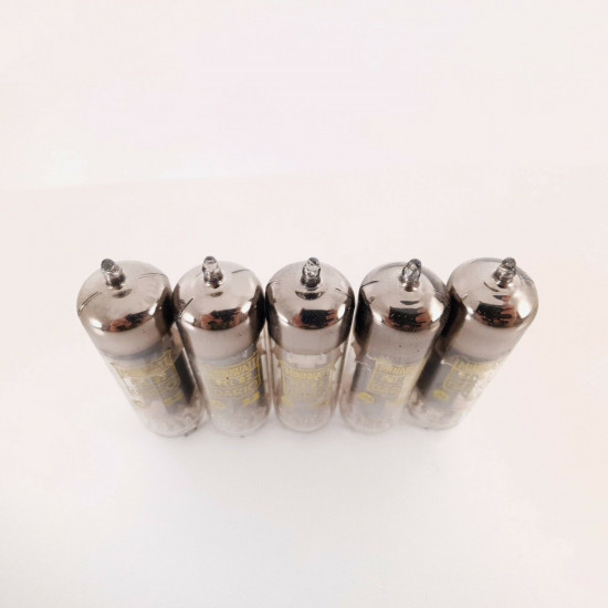 5 X PCL82 MINIWATT-DARIO TUBE. 1960s MULLARD PROD. COPPER RODS. NOS/NIB. AA  ENA