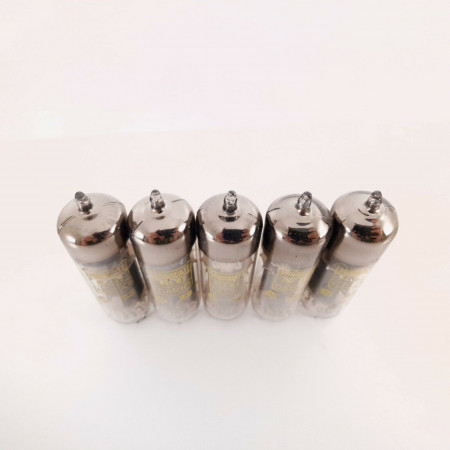 5 X PCL82 MINIWATT-DARIO TUBE. 1960s MULLARD PROD. COPPER RODS. NOS/NIB. AA  ENA