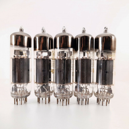 5 X PCL82 MINIWATT-DARIO TUBE. 1960s MULLARD PROD. COPPER RODS. NOS/NIB. AA  ENA