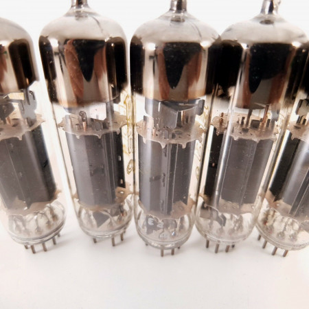 5 X PCL82 MINIWATT-DARIO TUBE. 1960s MULLARD PROD. COPPER RODS. NOS/NIB. AA  ENA