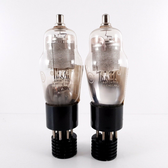 2 X 6K7G MARCONI TUBE. MESH PLATE. 1950s MILITARY PRODUCTION. AH  ENA