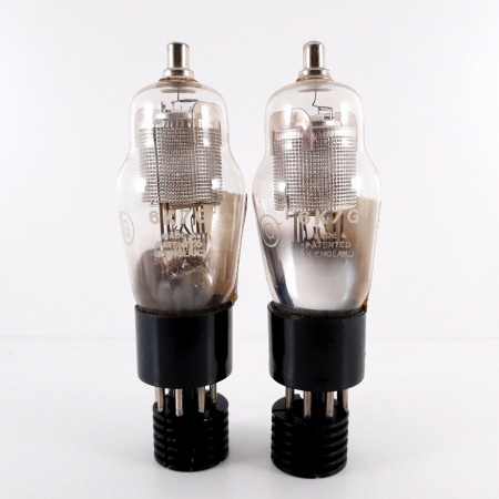 2 X 6K7G MARCONI TUBE. MESH PLATE. 1950s MILITARY PRODUCTION. AH  ENA