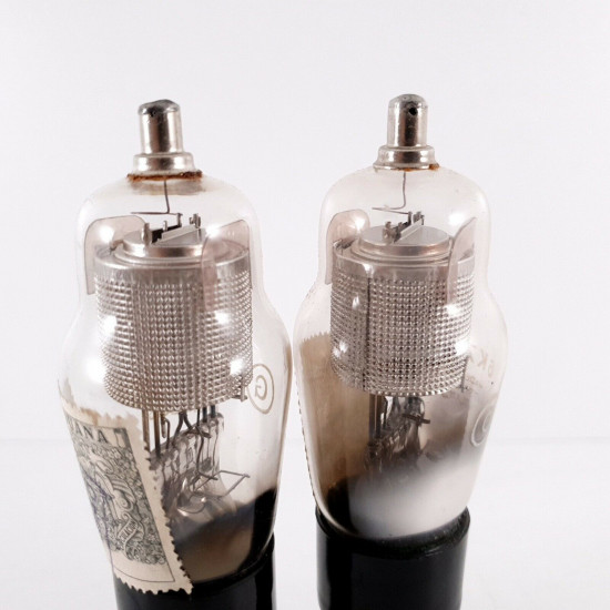 2 X 6K7G MARCONI TUBE. MESH PLATE. 1950s MILITARY PRODUCTION. AH  ENA