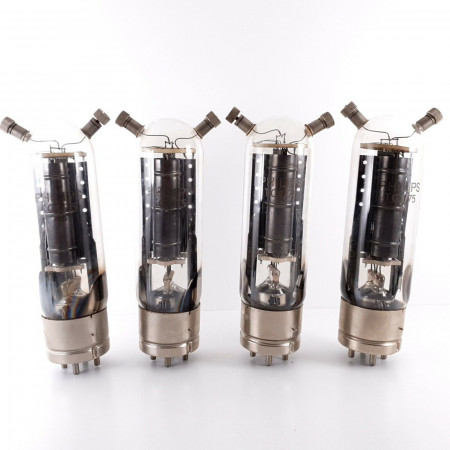 4 X TC1/75 / 3X75 PHILIPS TUBE.BLACK PLATES. TRANSMITING TRIODE AIR COOL AH  ENA