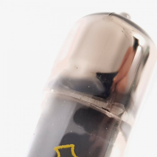 2 X E80L MINIWATT-DARIO TUBE. 1950s PROD. D-G. GOLD PIN. PINCHED WAIST. AA  ENA