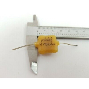 VINTAGE MICA CAPACITOR 475pF 2,5V MELODIAL NOS 3PC. CA381U199F250321