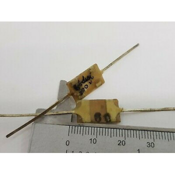 VINTAGE MICA CAPACITOR 60pF 500V MELODIAL NOS 3PC. CA381U1725F250321