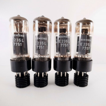 4 X E235L SIEMENS TUBE. SIEMENS UND HALSKE PROD. MATCHING CODES. AA  ENA 2