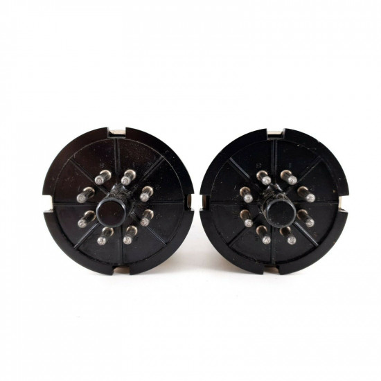 2 X JAN CRC 6080WA TUBE. RCA BRAND. BLACK PLATES. MATCHED PAIR CÑ  ENA